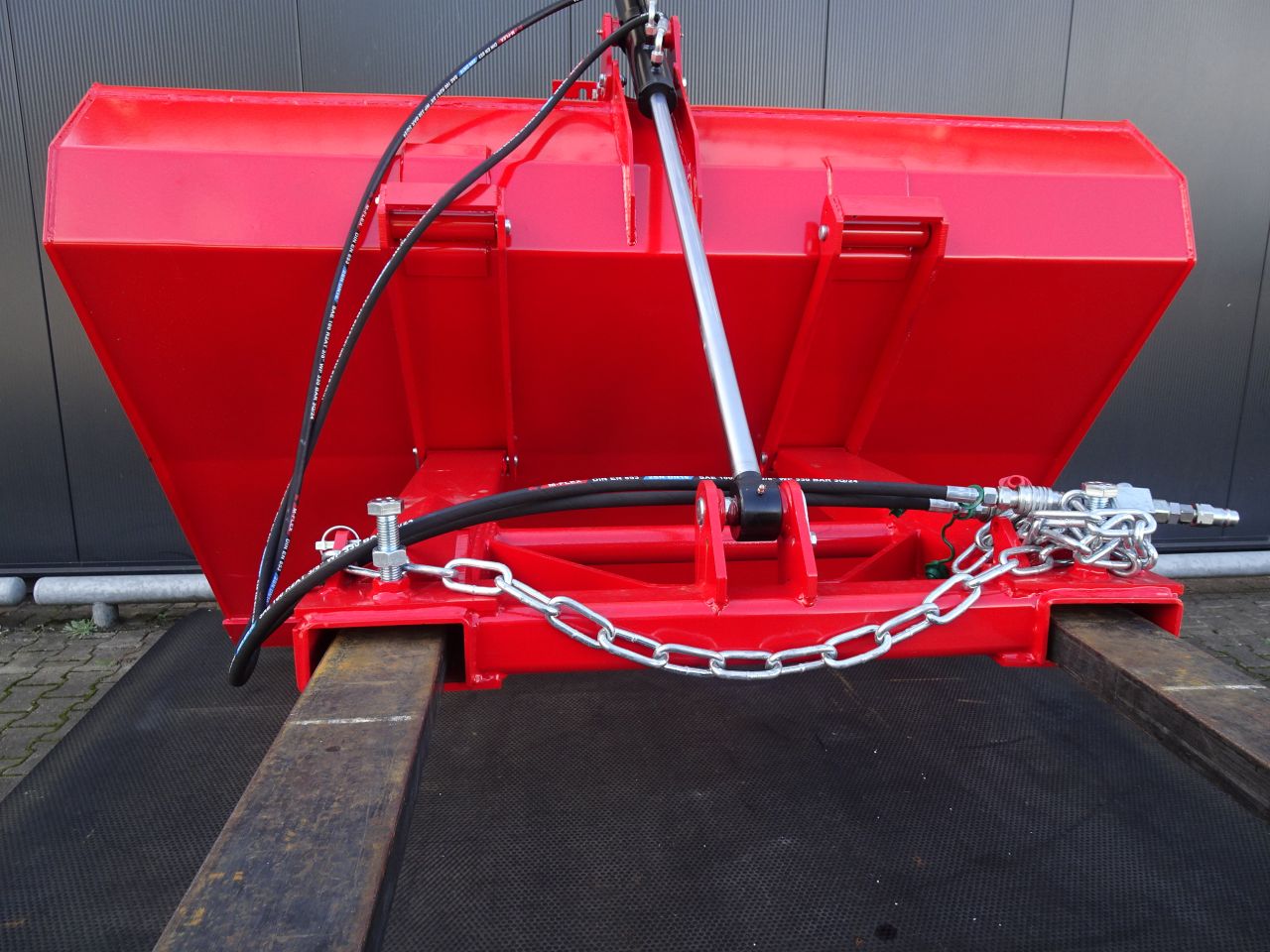 Heftruck lepel vorken opschep schep kiep bak