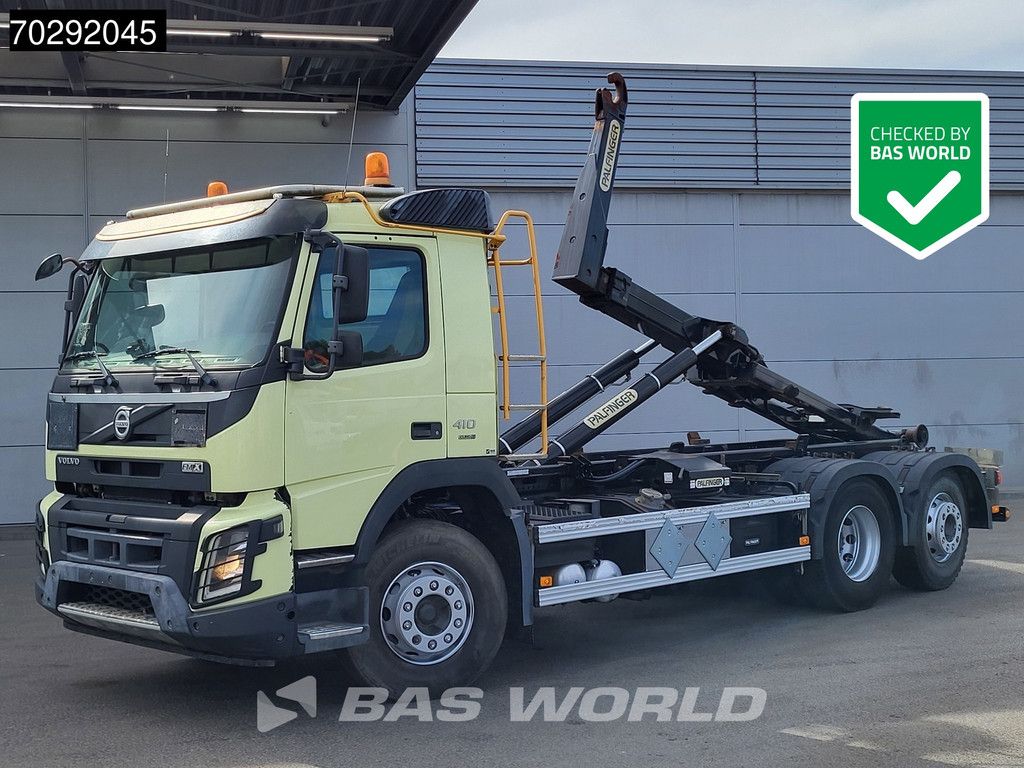 Volvo FMX 410 6X2 20tons Palfinger hooklift Lift+Steering Axle Automatic Euro 6