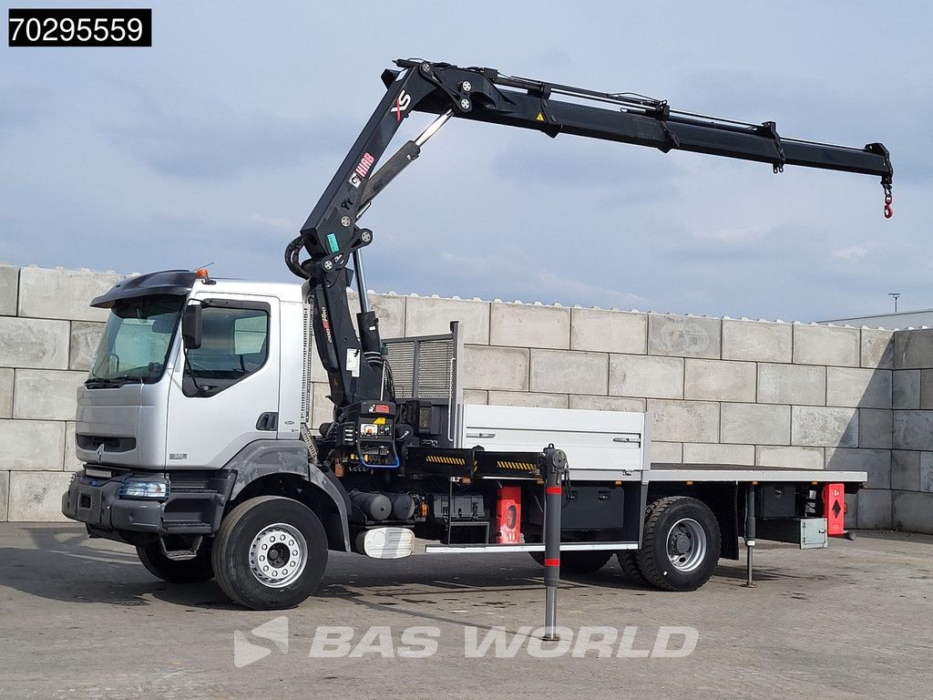 Renault Kerax 320 4X2 HIAB 288EP-3 HIPRO Crane Kran Steel suspension Manual Euro 3