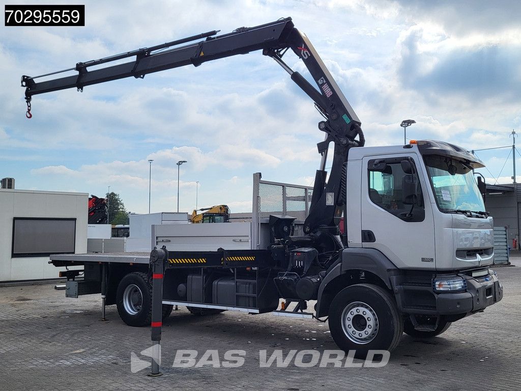 Renault Kerax 320 4X2 HIAB 288EP-3 HIPRO Crane Kran Steel suspension Manual Euro 3