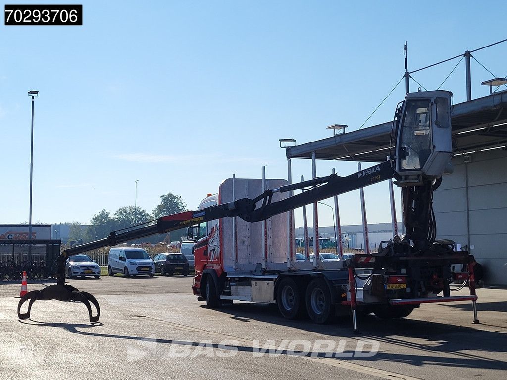 Scania R R450 6X4 NL-Truck Kesla 2110T Crane Kran Holztransport Manual ACC Xenon Euro 6