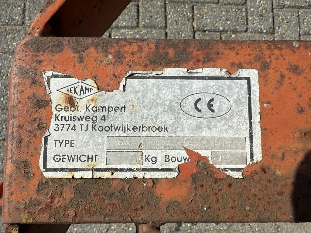 Hekamp Landbouwschuif 230cm met Wielonderstel