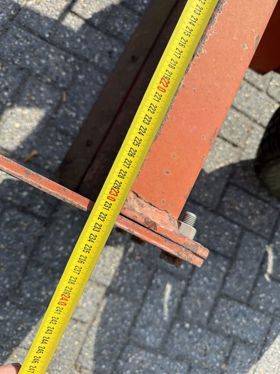 Hekamp Landbouwschuif 230cm met Wielonderstel
