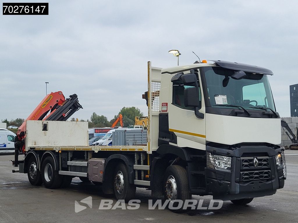 Renault C 380 8X2 Palfinger PK24001K Remote Lenkachse Euro 6