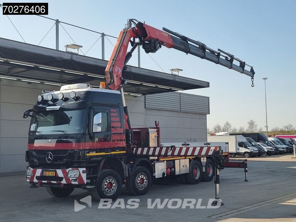 Mercedes Actros 4146 8X4 FASSI F600AXP.26 Crane Kran NL-Truck Euro 5