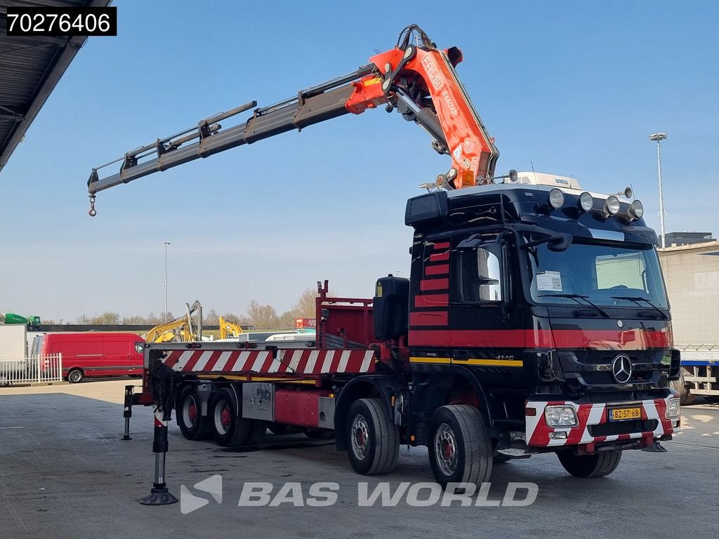 Mercedes Actros 4146 8X4 FASSI F600AXP.26 Crane Kran NL-Truck Euro 5