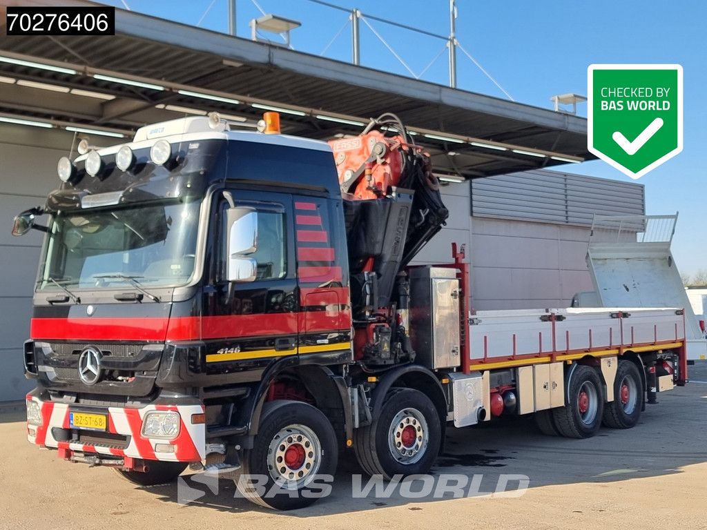 Mercedes Actros 4146 8X4 FASSI F600AXP.26 Crane Kran NL-Truck Euro 5