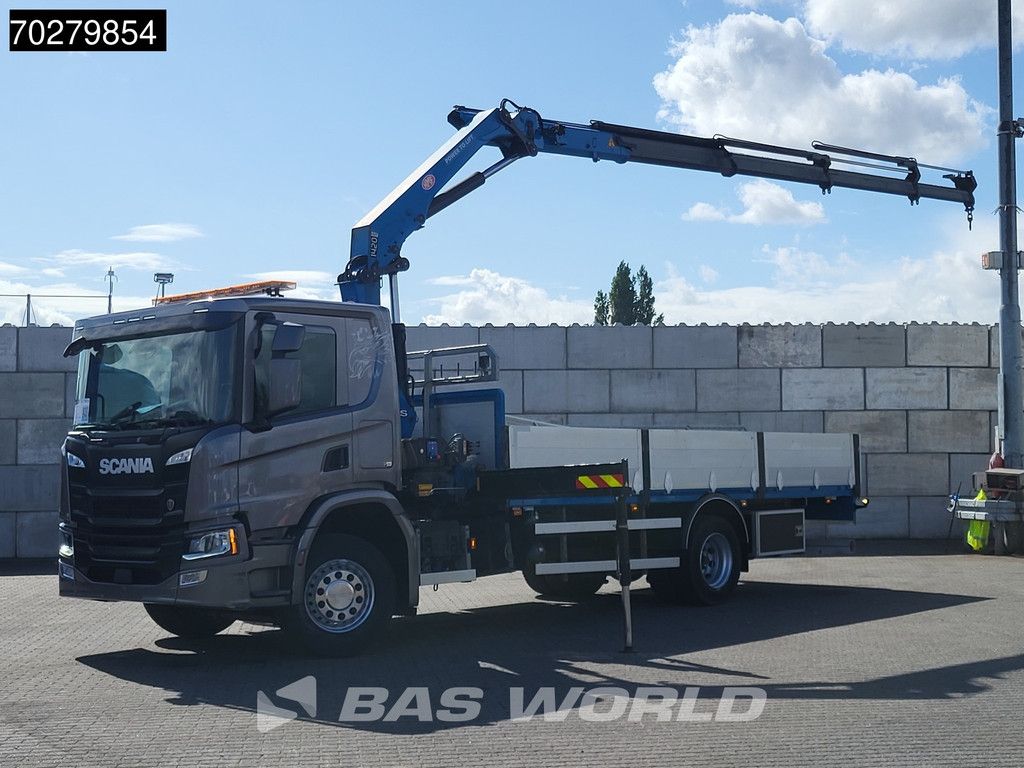 Scania P280 4X2 HMF 1420K-RC Kran Crane Automatic Euro 6