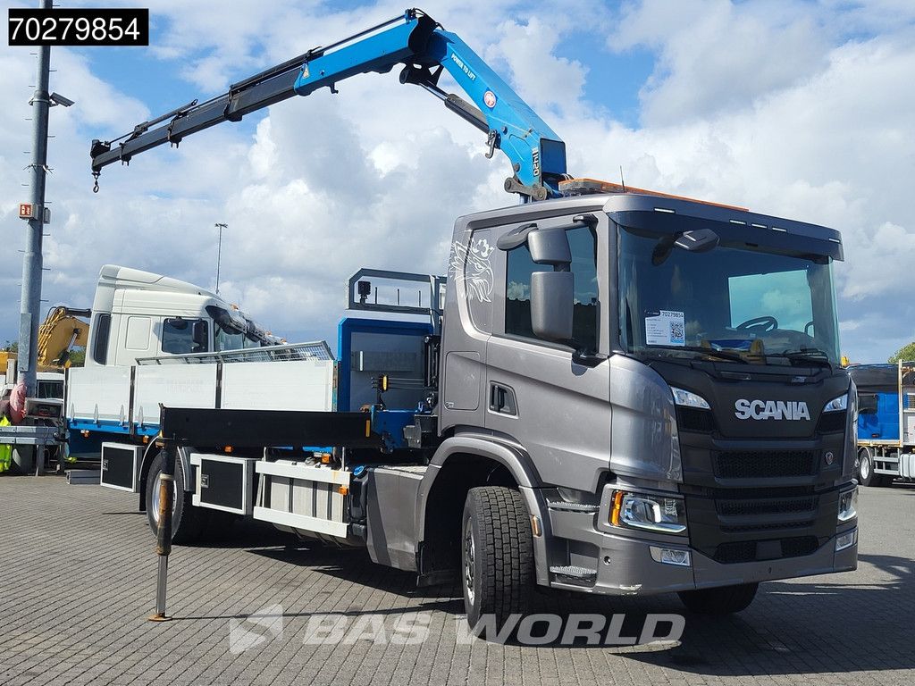 Scania P280 4X2 HMF 1420K-RC Kran Crane Automatic Euro 6