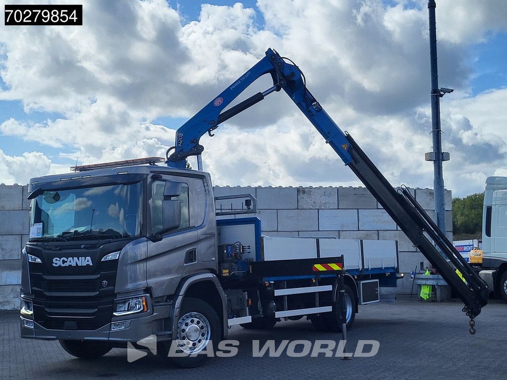 Scania P280 4X2 HMF 1420K-RC Kran Crane Automatic Euro 6