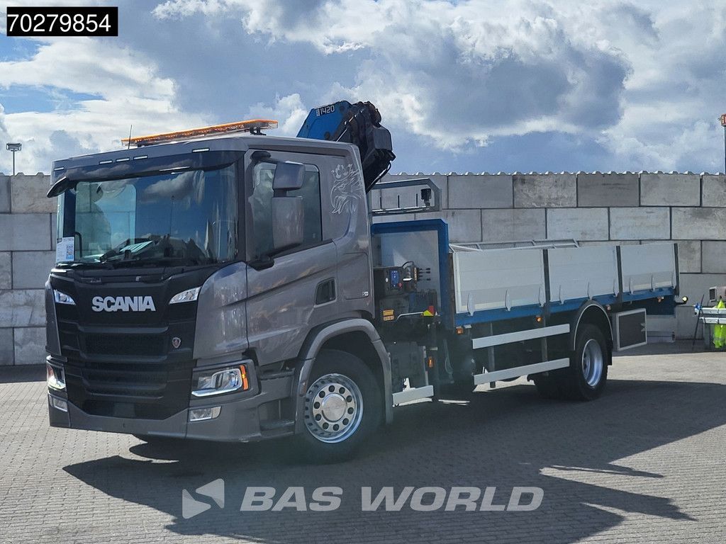 Scania P280 4X2 HMF 1420K-RC Kran Crane Automatic Euro 6
