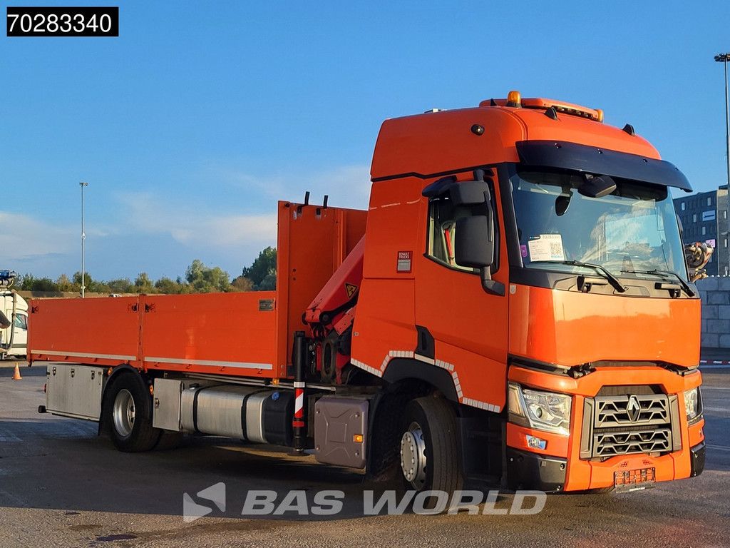 Renault T 380 4X2 Palfinger PK18002-EH Kran Crane Retarder Standklima Euro 6