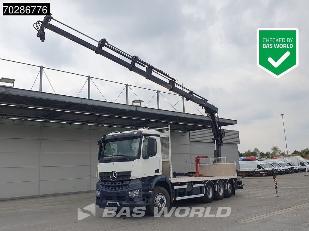 Mercedes Arocs 3240 8X4 HIAB 211E-6 HIPRO Big-Axle Lift+Steering Navi Euro 6