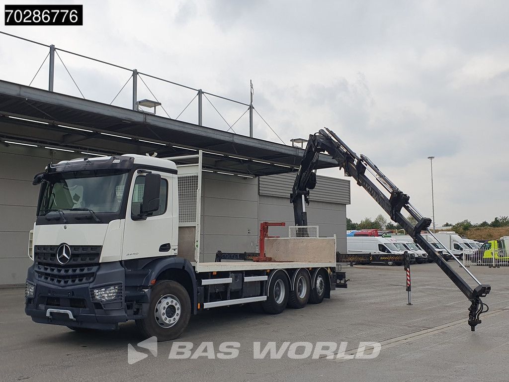 Mercedes Arocs 3240 8X4 HIAB 211E-6 HIPRO Big-Axle Lift+Steering Navi Euro 6