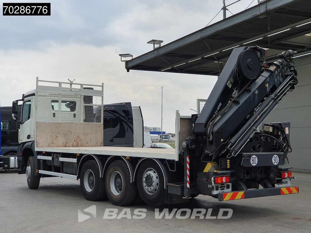 Mercedes Arocs 3240 8X4 HIAB 211E-6 HIPRO Big-Axle Lift+Steering Navi Euro 6