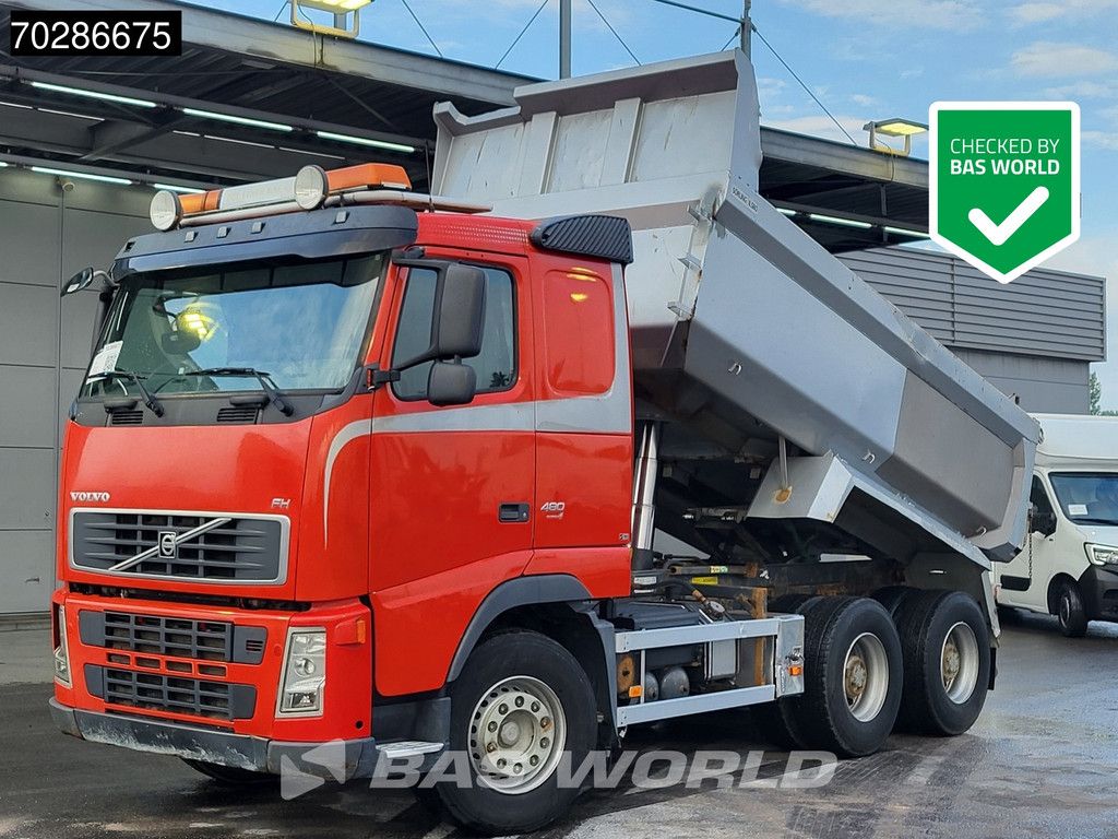 Volvo FH FH 480 6X4 10m3 Maur Tipper Big-Axle Steel suspension Automatic Euro 4