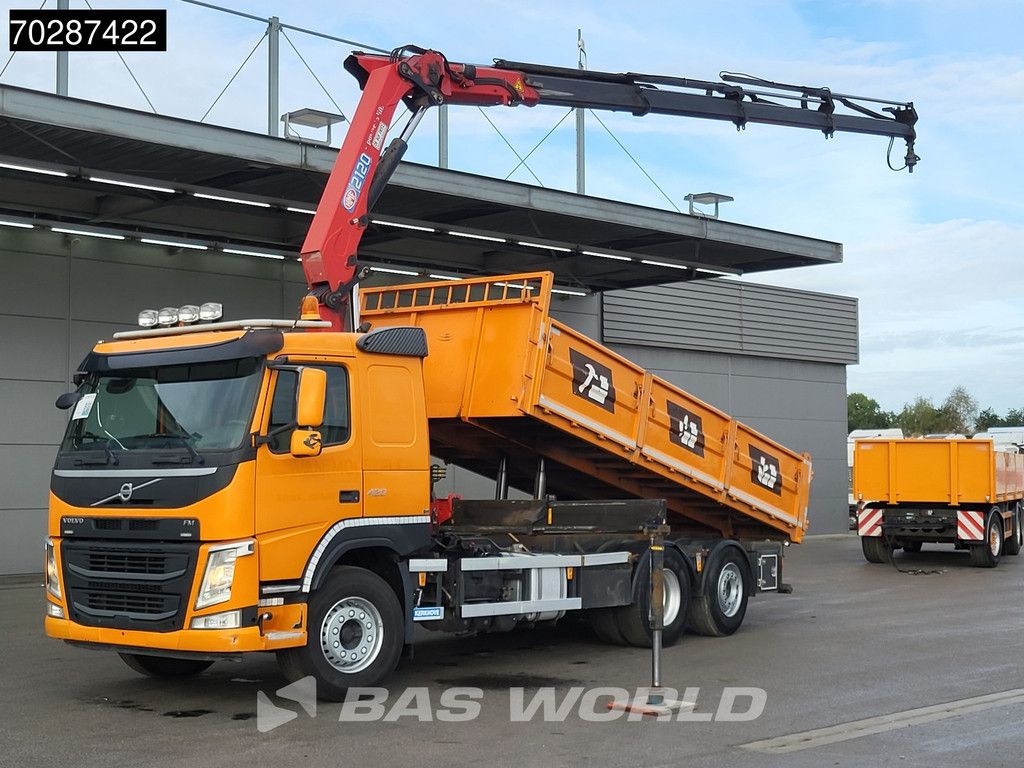 Volvo FM 420 6X2 HMF 2120 K 4 Crane Lift+lenkasche Euro 6