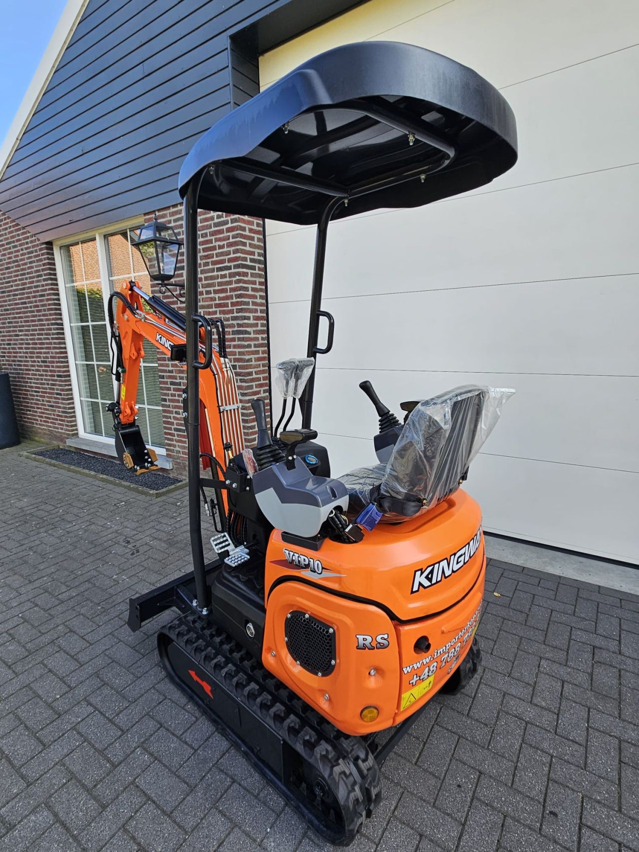 Minigraafmachine Kingway VIP10 JOYSTICK 3 bakken 3j GARANTIE