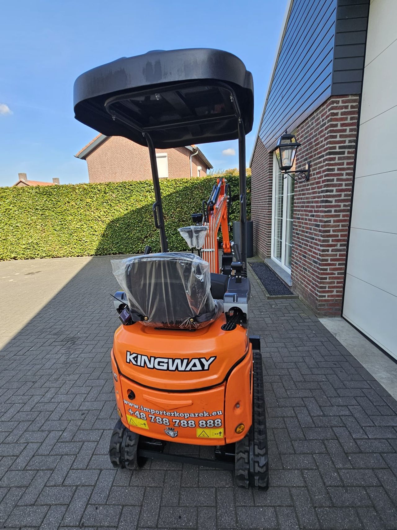 Minigraafmachine Kingway VIP10 JOYSTICK 3 bakken 3j GARANTIE