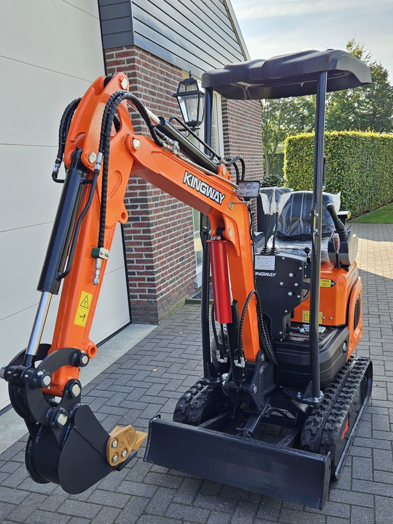 Minigraafmachine Kingway VIP10 JOYSTICK 3 bakken 3j GARANTIE