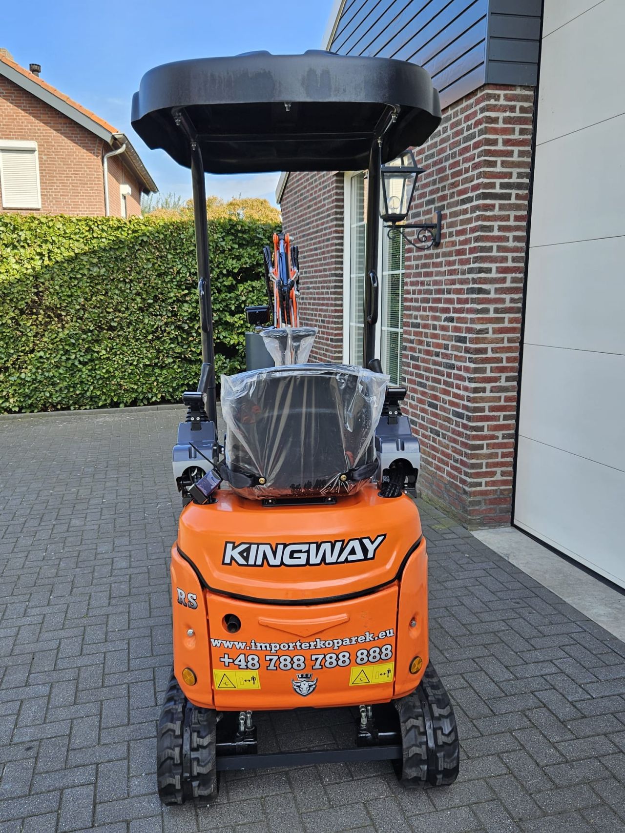 Minigraafmachine Kingway VIP10 JOYSTICK 3 bakken 3j GARANTIE