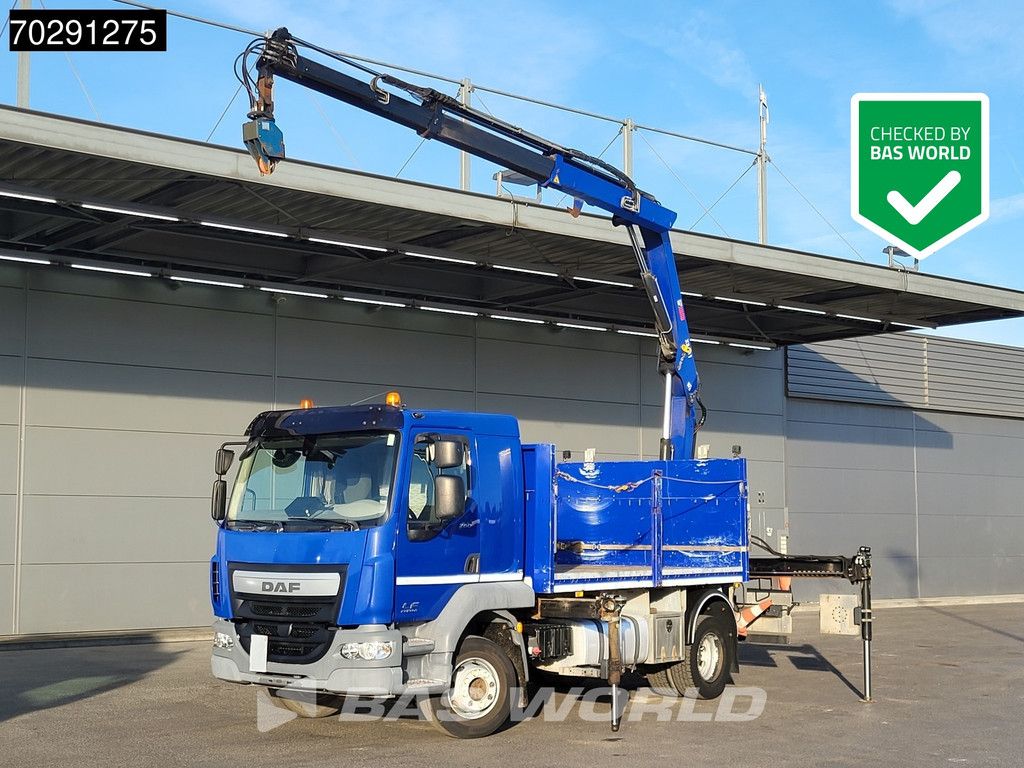 DAF LF LF 260 4X2 HIAB 111 B-2 HIDUO Crane Automatic ACC Euro 6