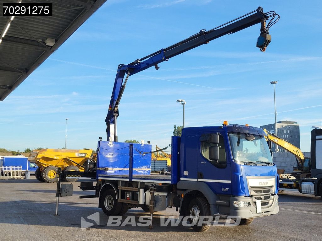 DAF LF LF 260 4X2 HIAB 111 B-2 HIDUO Crane Automatic ACC Euro 6