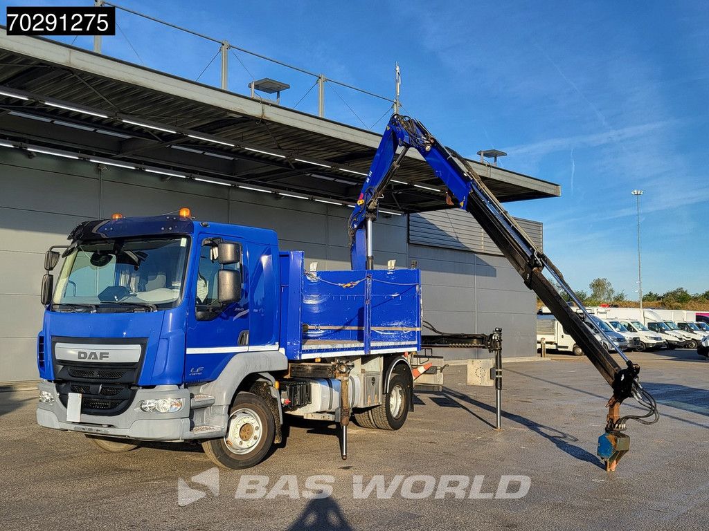 DAF LF LF 260 4X2 HIAB 111 B-2 HIDUO Crane Automatic ACC Euro 6
