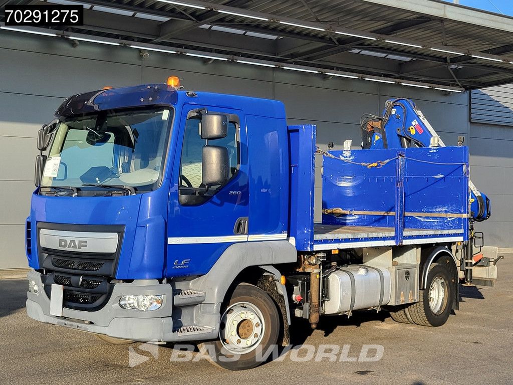 DAF LF LF 260 4X2 HIAB 111 B-2 HIDUO Crane Automatic ACC Euro 6