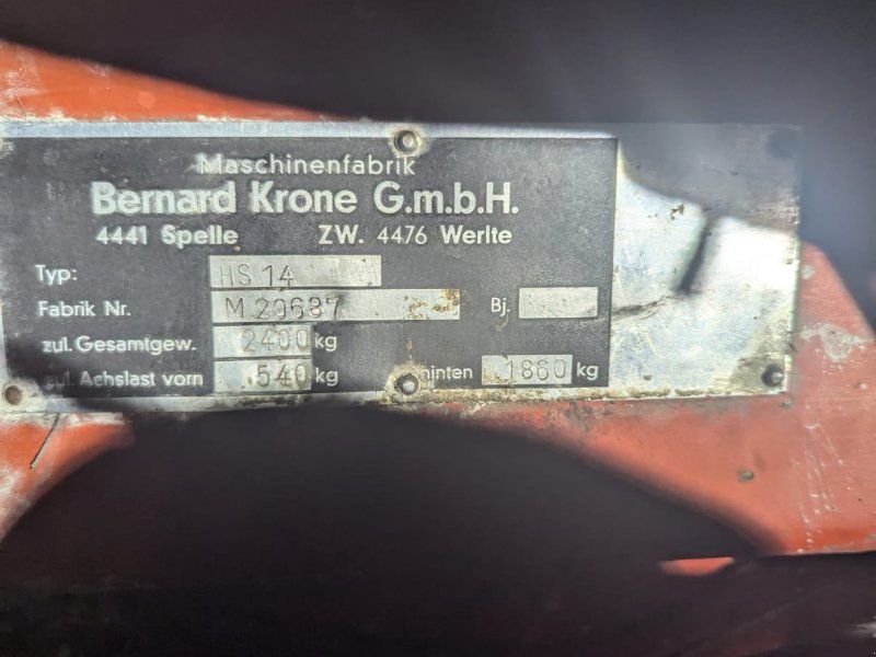 Krone HS 14