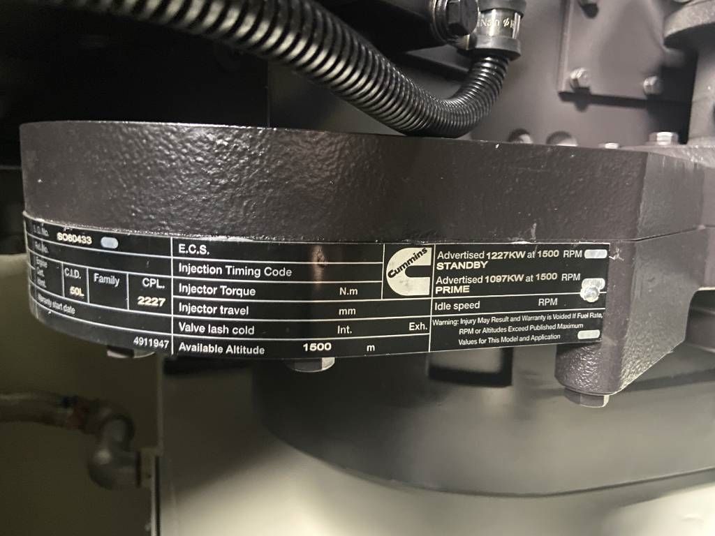 Cummins KTA50-G3 - 1375 kVA Generator - DPX-18819