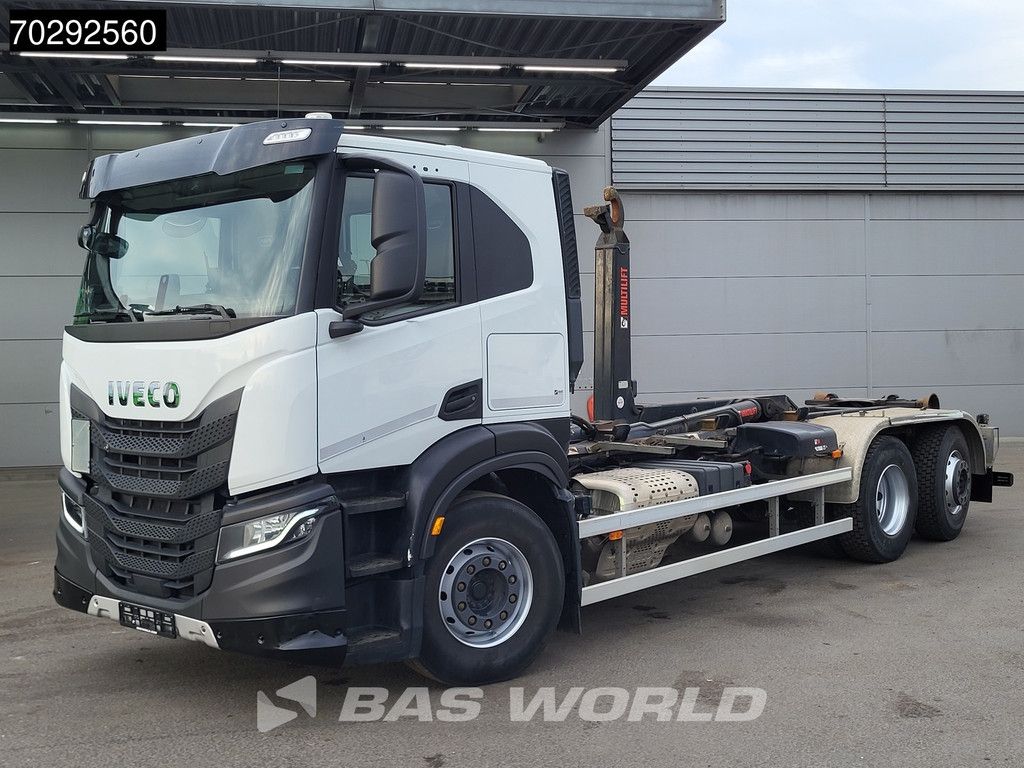 Iveco X-Way 460 6X2 Retarder HIAB 21S59 Lift+Steering-Axle Navi Automatic ACC Euro 6