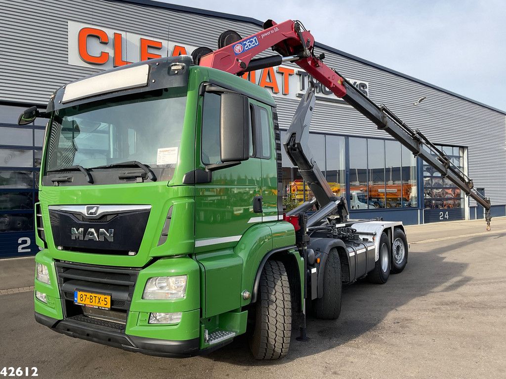 Man TGS 35.460 8x2 Euro 6 HMF 26 Tonmeter laadkraan