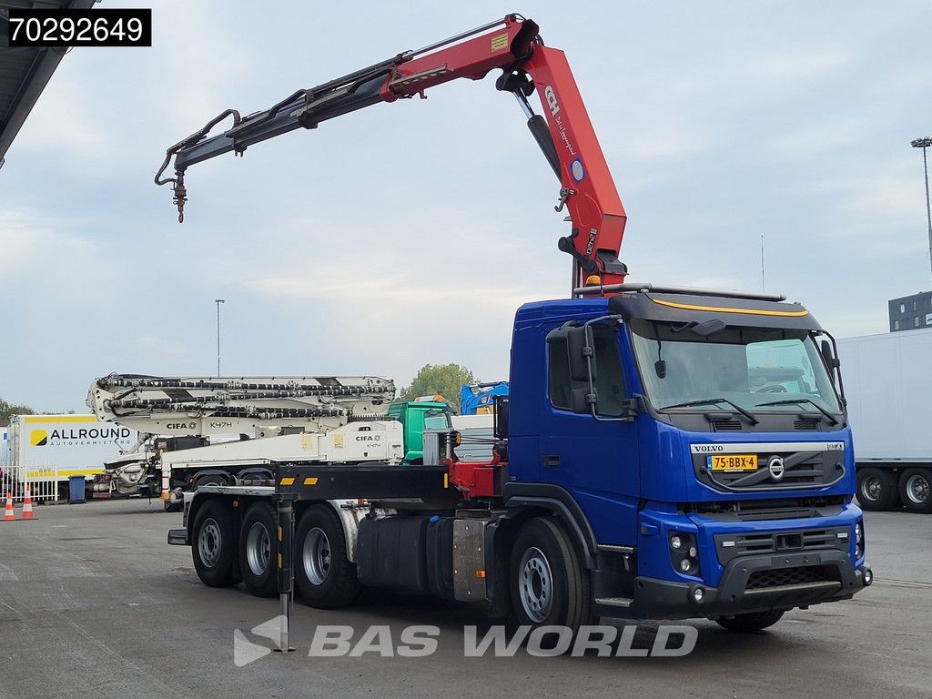 Volvo FMX FMX 460 8X4 NL-Truck HMF 2420-K3 Kran Crane 26tons Hyva-lift VEB+ Euro 5