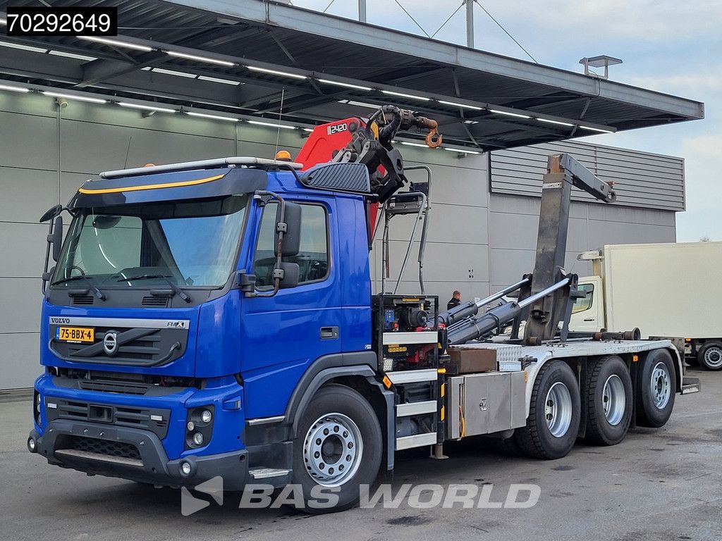 Volvo FMX FMX 460 8X4 NL-Truck HMF 2420-K3 Kran Crane 26tons Hyva-lift VEB+ Euro 5