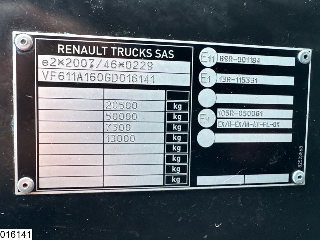 Renault T 460 EURO 6, ADR, PTO