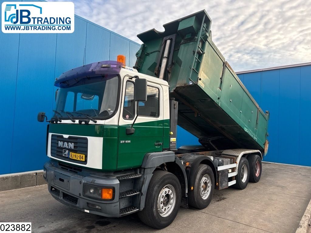 MAN 37 414 8x4, EURO 2, Manual, Leaf suspension