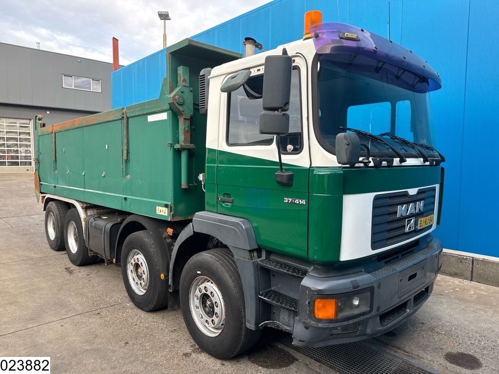 MAN 37 414 8x4, EURO 2, Manual, Leaf suspension