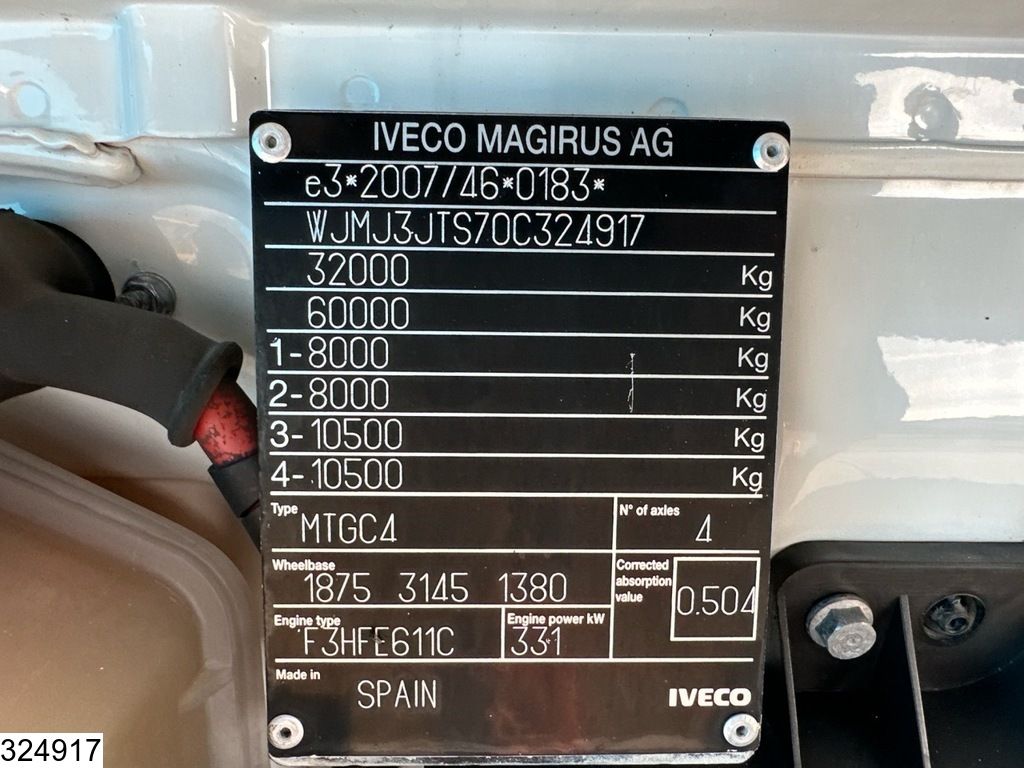 Iveco Trakker 8x4, EURO 6, Palfinger, Remote