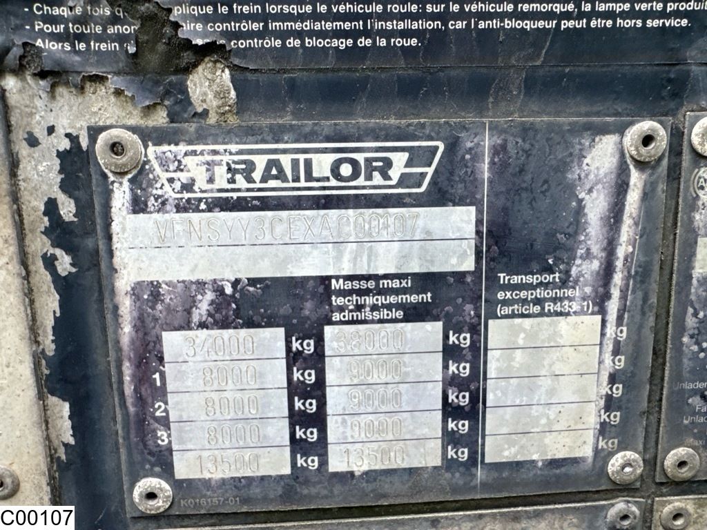 Trailor Fuel 40082 Litres, 9 Compartments