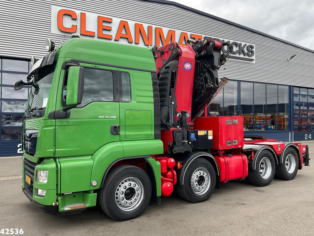 Man TGS 35.500 8x4 HMF 95 Tonmeter laadkraan bj. 2019!