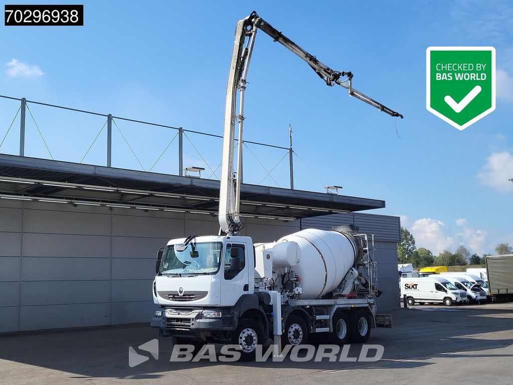 Renault Kerax 410 8X4 Mecbo PUMI 24 Mtr 7m3 mixer Automatic Euro 4
