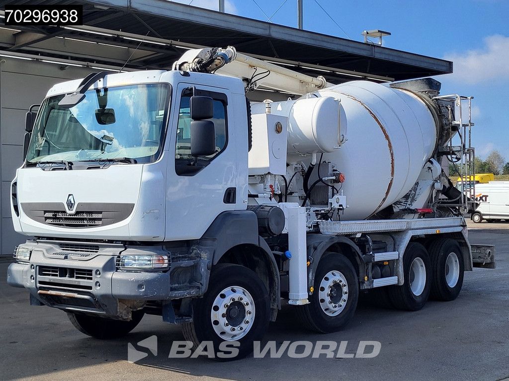 Renault Kerax 410 8X4 Mecbo PUMI 24 Mtr 7m3 mixer Automatic Euro 4