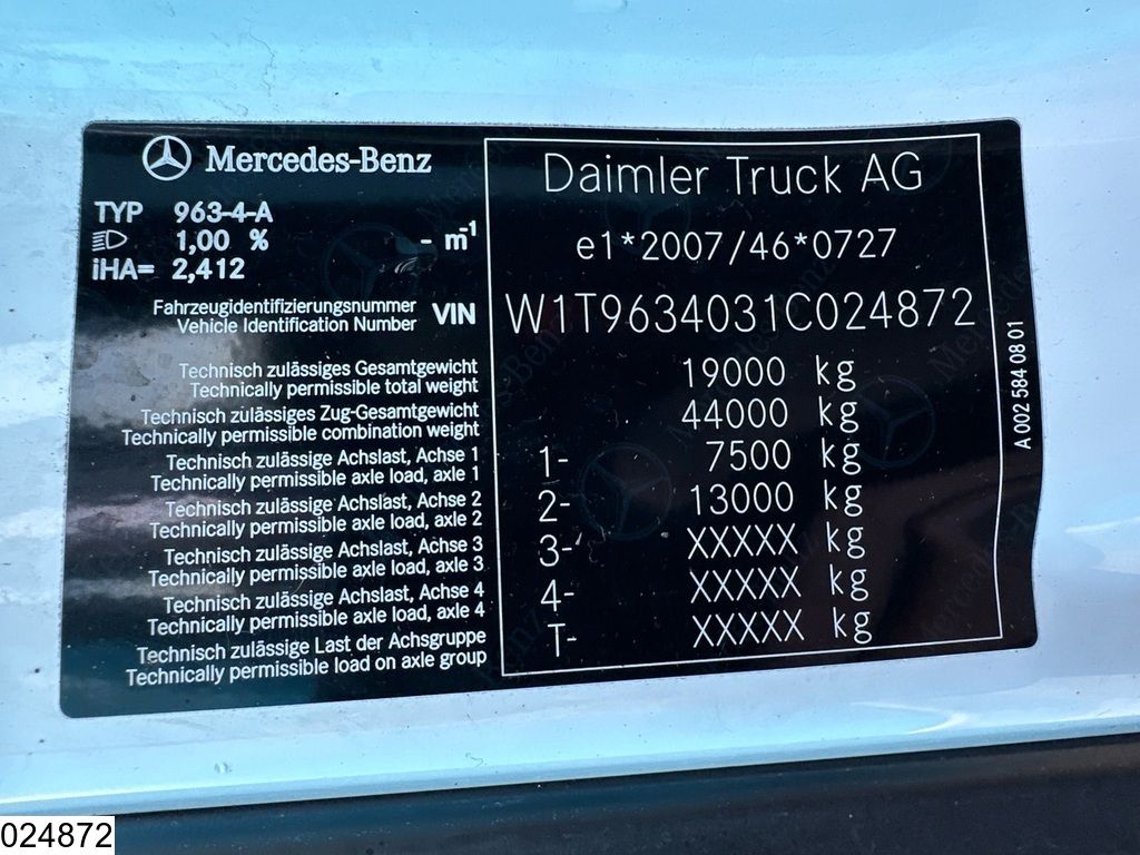 Mercedes Actros 1845 EURO 6