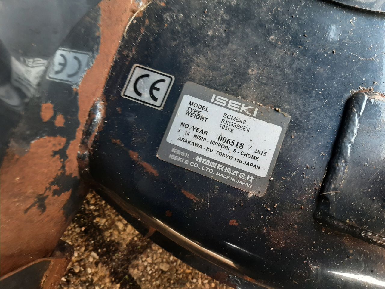Iseki SXG 326 hooglosser - 1,22m maaibreedte - 1225u - Bj. 2015