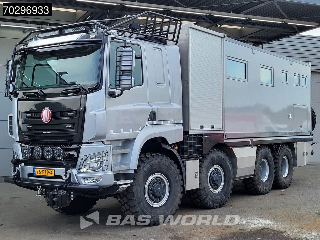 TATRA T158 8X8 NL-Truck 8x8 Off-Grid Camper Hydraulic Winch Generator Retarder Airco Euro 6