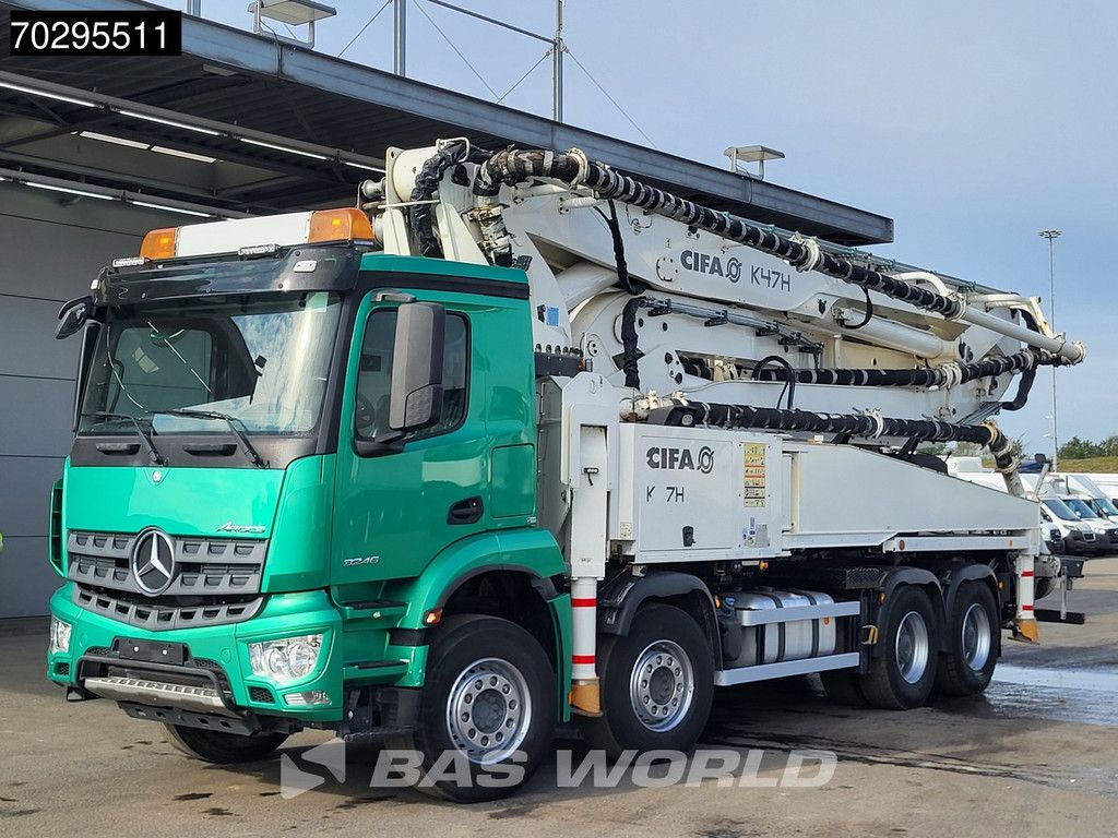Mercedes Arocs Arocs 3246 8X4 CIFA K47H-HP1808ECX 5-Arm Steelsuspension Big-Axle Euro 6