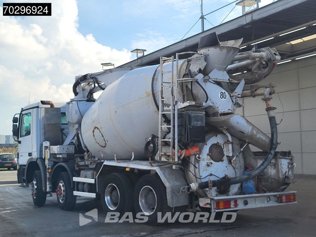 Mercedes Actros 3241 8X4 Putzmeister TMM 21 PUMI 7m3 Liebherr mixer 3-Pedals Big-Axle Euro 3