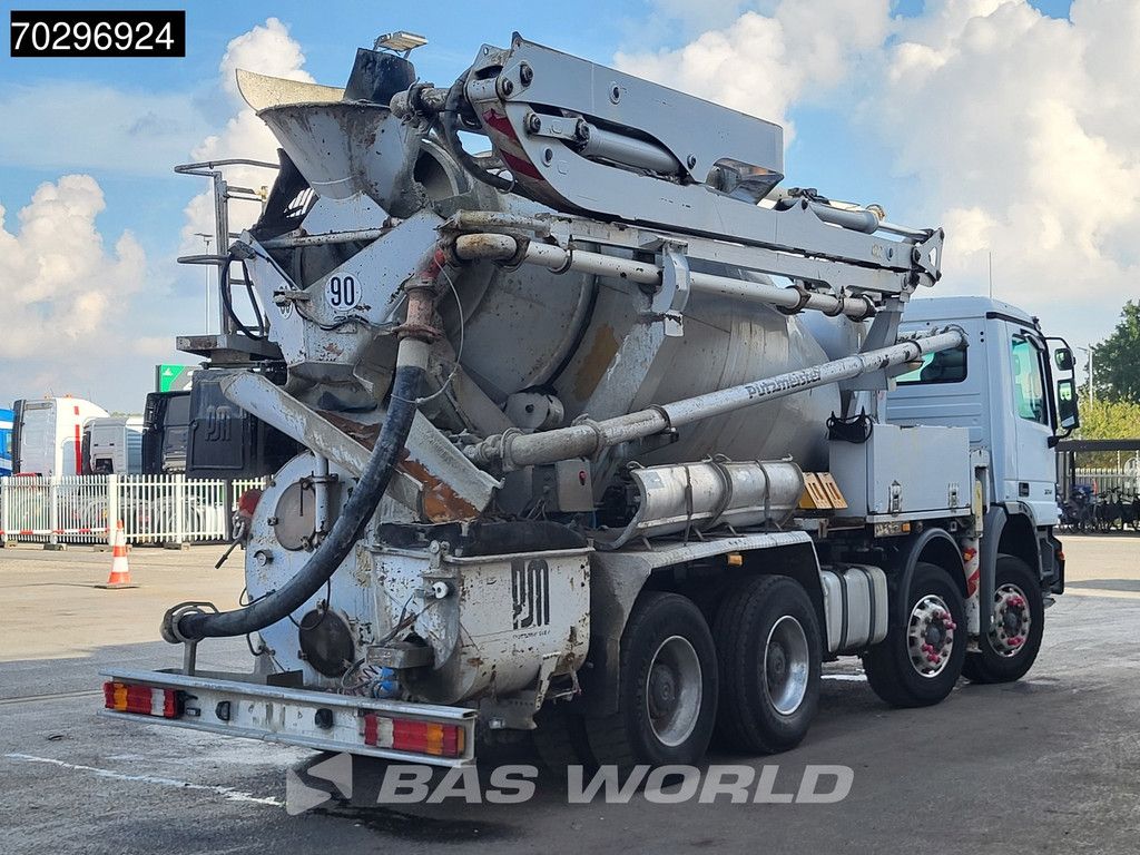 Mercedes Actros 3241 8X4 Putzmeister TMM 21 PUMI 7m3 Liebherr mixer 3-Pedals Big-Axle Euro 3