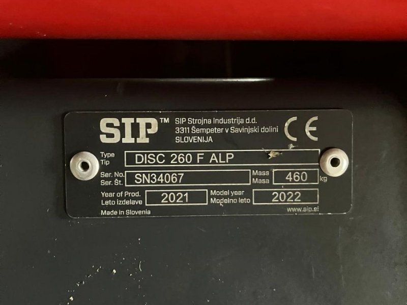 SIP DISC 260 F ALP
